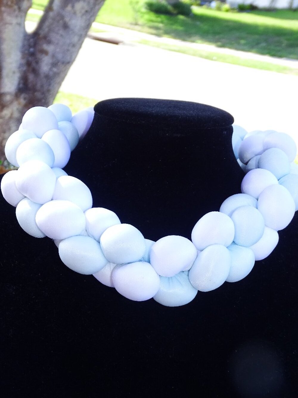 Lucuma Fair Trade Textile Jewelry Made by the Women in Peru